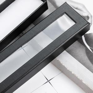 Direct Factory Supply Clean Paper <b>Pen</b> Top & Bottom Packaging Box Ribbon Insert for Writing Gift Multiple Colors Available - Product Image 3