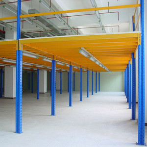Lantai Mezzanine Gudang Peralatan Penyimpanan Industri dengan Rak Logam - Product Image 2