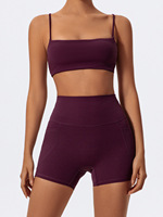 Soutien-gorge de sport pour femme à séchage rapide, à bretelles croisées, à maintien élevé, amincissant le dos, sexy, sensation seconde peau, en Spandex/Nylon, sous-vêtement de fitness