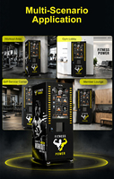 Distributeur automatique de protéines compact TCN pour les centres de fitness, design compact pour gagner de la place, vente au détail commerciale