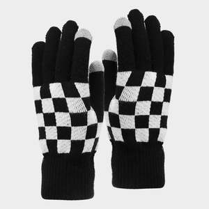 Nuevo Conjunto de Gorro, Guantes y Bufanda de Punto con Diseño a Cuadros para Invierno 2024, para Mujeres, Hombres y Parejas, Cálido y a la Moda para Exteriores - Product Image 6