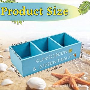 Wooden Storage <b>Box</b> Rectangle Desktop Organizer Solid Wood Office Organizer For Snacks <b>Tea</b> Bags Miscellaneous Items - Product Image 4