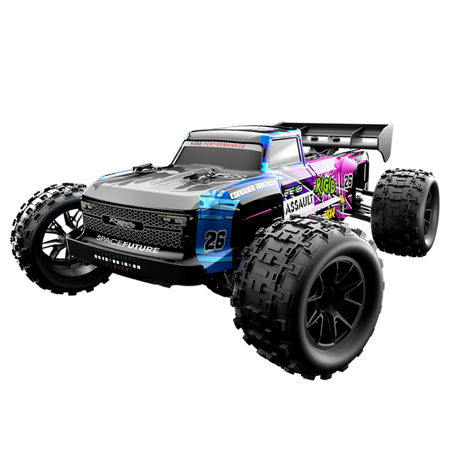 MJX 1:14 Brushless 4x4 LED Off-road Racing RC Car with Expert Remote Control High Speed Electric Hobby Truck for Kids USB