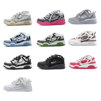 Vente en gros de baskets décontractées pour femmes, multi-couches, à semelle épaisse, augmentant la taille, style plateforme épaisse, chaussures de skate tendance