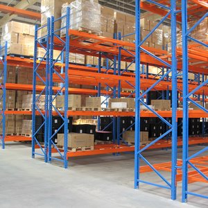 Étagère de rangement métallique robuste à 5 niveaux <span class=keywords><strong>avec</strong></span> <span class=keywords><strong>poutre</strong></span> de support, cadre en acier réglable, rayonnage d'entrepôt pour l'industrie - Product Image 4