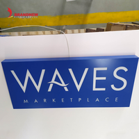 BRANDNEWSIGN Fabricant Personnalisé Enseigne Lumineuse LED 3D Pour Publicité Intérieure Boîte Lumineuse Panneau D'Enseigne Hôtelière Enseigne Magasin