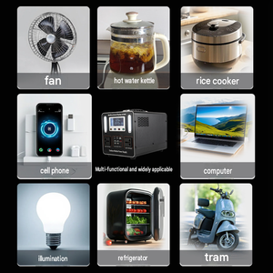 สถานีไฟฟ้าพกพา 700W 960Wh พร้อมแผงโซลาร์เซลล์แบบพับได้, ระบบจ่ายไฟฉุกเฉินแบบ Pure Sine Wave แบตเตอรี่ลิเธียมไอออน สำหรับตั้งแคมป์และใช้ในบ้าน - Product Image 5