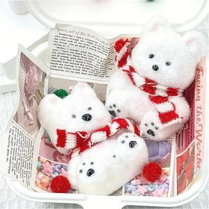 DHF1281 ขายส่งของเล่นบีบได้หลากหลายแบบ ธีมคริสต์มาส ตุ๊กตาอุ้งเท้าแมว โดนัทบีบได้ ตุ๊กตาสุนัข ตุ๊กตาหิมะบีบได้ - Product Image 4