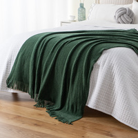 Hersteller OEM Niedriger MOQ Weiche Gemütliche Dicke Gerippte Chenille-Strickdecke für Sofa Bett Wohnzimmer