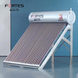 Fortes 100l 150l 200l 240l 300l Low Pressurized Calentador De Agua Solar Hot Water <b>Heater</b> System for Household Fts-100 Solar - Product Image 1