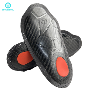 Loveinsoul karbon Fiber astarı 3/4 sert ayakkabı ekle şok emme jel pedleri kemer destek destekleyici ortopedik ekle - Product Image 3