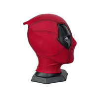 Masque Deadpool personnalisé en résine photosensible 3D pour costume de cosplay de personnages de films et accessoire de performance pour événements cinématographiques