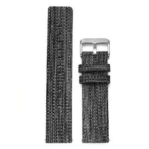 Venta al por mayor 16MM 18mm 20mm 22mm 24mm nailon de lujo tela de liberación rápida correa de reloj inteligente naranja de dos piezas para <span class=keywords><strong>Fitbit</strong></span> Versa - Product Image 3