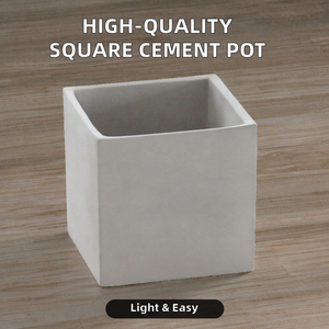 All'ingrosso personalizzato ecologico durevole stile minimalista in calcestruzzo <span class=keywords><strong>vaso</strong></span> cilindrico sicuro per il posizionamento del balcone Desktop - Product Image 6