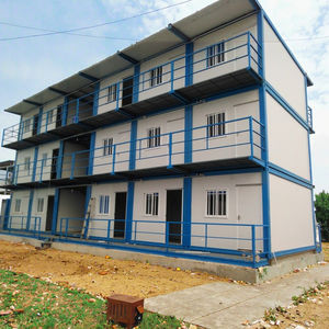 TOPPRE Tiny Home portable, conteneur détachable, structure en acier léger de 20 pieds, maison préfabriquée modulaire, maison en conteneur à 2 étages - Product Image 3