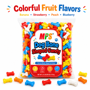 Zertifizierte Halal Factory Großhandel Bulk Bunte Bonbons Halloween Candy <span class=keywords><strong>Bonz</strong></span> Hunde knochen förmige komprimierte Süßigkeiten für Kinder - Product Image 3