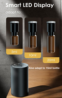 Diffuseur d'huiles essentielles sans eau, alimenté par batterie, mini machine à parfum, diffuseur de brume aromathérapeutique pour la maison, la chambre, la voiture, le bureau