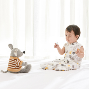 Sac de couchage bébé respirant et lavable sans manches 100 % coton biologique – Grande Vente - Product Image 2