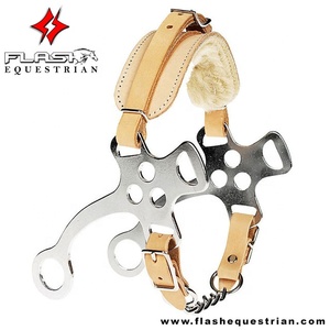 Broca con forma de boca feliz de alta calidad, broca con relleno suave, de acero inoxidable, Hackamore - Product Image 4
