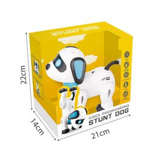 Robot electrónico de perro acrobático programable con control remoto con baile inteligente e interacción inteligente para juegos educativos para niños - Product Image 5