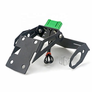 Support arrière de plaque d'immatriculation de moto avec support de montage de lumière LED pour <span class=keywords><strong>KAWASAKI</strong></span> <span class=keywords><strong>Z650</strong></span> <span class=keywords><strong>NINJA</strong></span> 650 accessoires - Product Image 3
