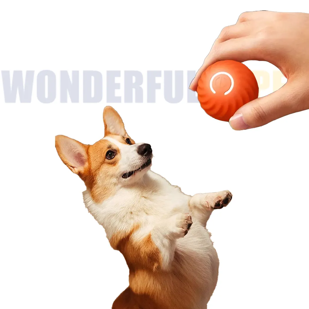 Smart Hundespielzeug-Ball elektronisch interaktiv Hundespielzeug automatischer Sprung- und Rollball für Hund elektrische Haustierspielzeugkugel Katzenprodukte