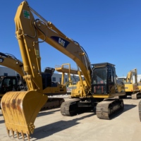 Chargeuse industrielle robuste haute performance Cat 320C pour la manutention et le stockage de matériaux de construction commerciaux à grande échelle