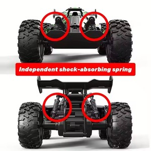 Mini Monster Truck RC da Corsa Fuoristrada 1:18, Telecomando 2.4Ghz, 15KM/H, Drift, Caricabatterie, Assemblaggio Richiesto, Giocattoli da Corsa per Ragazzi - Product Image 5