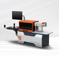 Nouveau HH Cnc Mini Acrylique 3d Publicité 220v 1ph Automatique En Aluminium Canal Lettre Machine À Cintrer