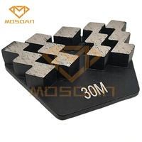 Outil de dépose d'ailes de meulage diamantées Wulf Claw compatible Redi Lock pour le polissage à sec et le ponçage de revêtements de sol en pierre