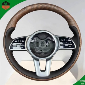 พวงมาลัยไม้แบบ Retrofit สำหรับรถยนต์เมอร์เซเดสเบนซ์ W177 <span class=keywords><strong>W202</strong></span> W203 W447 C118 <span class=keywords><strong>C180</strong></span> CLA45 GLE53 C220D C238 - Product Image 4