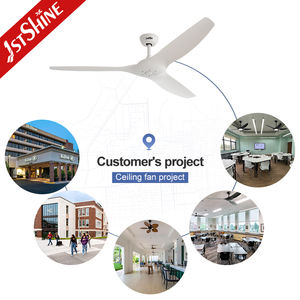 شفرات بلاستيكية 1stshine ABS 60 بوصة تدفق هواء كبير مع تطبيق وجهاز تحكم عن بعد - Product Image 5