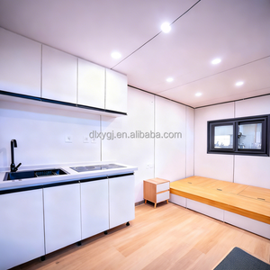 Cabaña Prefabricada con Cocina, Estructura <span class=keywords><strong>de</strong></span> Acero, Casa <span class=keywords><strong>de</strong></span> Vacaciones Familiar para Escapadas <span class=keywords><strong>de</strong></span> <span class=keywords><strong>Fin</strong></span> <span class=keywords><strong>de</strong></span> <span class=keywords><strong>Semana</strong></span>, 5 Años <span class=keywords><strong>de</strong></span> Garantía - Product Image 4