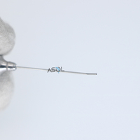 Cannule chirurgicale oculaire pour chirurgie de la cataracte, 25G, angulaire, 5 mm, pour aspiration de la coquille