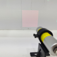 Robot de rayo láser con diseño de máquina de visión, cuadrícula con patrón de 10x10, 21x21, o varias líneas y puntos, módulo láser Red DOE
