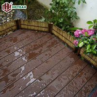 HOYEAH 13923 Co-extrusion aluminium composite platelage wpc extérieur étanche en aluminium platelage piscine platelage