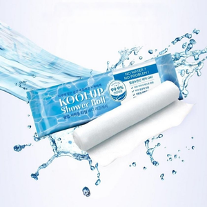Rouleau de douche coréen AIRREVE KoolUp Body Refresh OEM/ODM Lot de 4 lingettes de voyage à séchage rapide pour le visage et le corps pour un refroidissement instantané - Product Image 1
