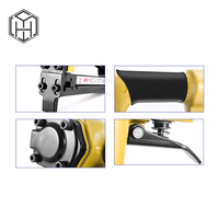 Agrafeuse pneumatique Meite N819 de haute qualité, agrafes à couronne large de 19 mm pour le travail du bois, la pose de portes et la fixation de panneaux de maison