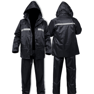 <span class=keywords><strong>Veste</strong></span> de pluie de sécurité pour homme, imperméable, légère, réfléchissante, haute visibilité, combinaison de pluie - Product Image 1