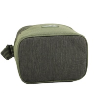Sac isotherme pliable et réutilisable anti-fuite avec bandoulière réglable, poignée et poche avant, en polyester, 4L, qualité alimentaire, facile à utiliser