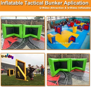 Búnkeres Inflables Tácticos Verdes para Paintball, Búnkeres Speedball para Deportes de Tiro con Paintballs Incluidos, Venta al Por Mayor - Product Image 3