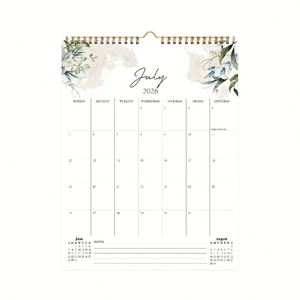 Calendario de Pared de Papel Impreso con UV X418 2026 Blooming Color, con Excelente Diseño para Colgar en la Oficina, Planificador de Mesa para Negocios - Product Image 1