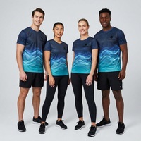 T-Shirt Personalizzata con Stampa a Sublimazione per Uomo, 100% Poliestere, Asciugatura Rapida, Traspirante, Antibatterica