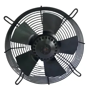 Ventilador axial de ventilação, de alta qualidade, 220V, 250mm, lâminas de metal, ventiladores de fluxo axial, motor AC industrial de refrigeração