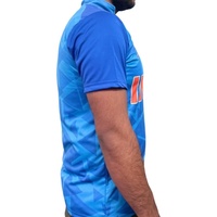 Jersey de cricket Nombre y número personalizados Todo el uniforme del equipo de cricket India Cricket Test Jersey Hombres