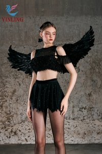 लड़कियों और वयस्कों के लिए आधुनिक गीतात्मक नृत्य वेशभूषा गर्म बिक्री चरण प्रदर्शन - Product Image 5