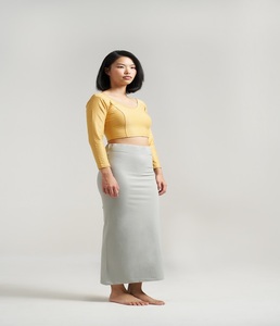 Premium Polyester Fish Cut Saree <b>Shapewear</b> for Women Stretchable Slimming Petticoat Smooth Body Fit Comfortable Traditional - Product Image 3