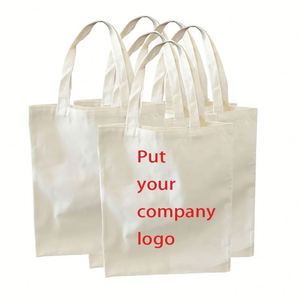 Sacs avec logo imprimé, sacs fourre-tout en toile blanche personnalisables, blancs et vierges pour sublimation - Product Image 1