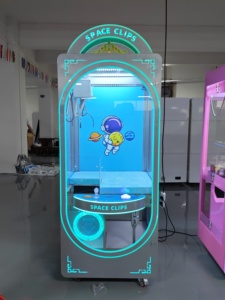 Machine de jeu cadeau à pièces Clips d'espace Super Cut Big Toy Crane Claw Machine à vendre Indoor Game Center Arcade - Product Image 2