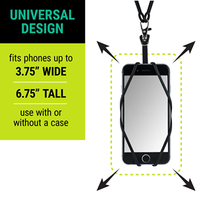 Cordão Personalizado para Celular - Suporte Universal para Telefone com Bolso para Cartão e Alça de Silicone - Compatível com a Maioria dos Smartphones - Product Image 4